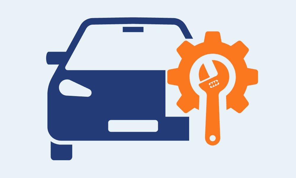 Bild som illustrerar att NorthTracker körjournal skickar notiser när det är dags för besiktning & service.