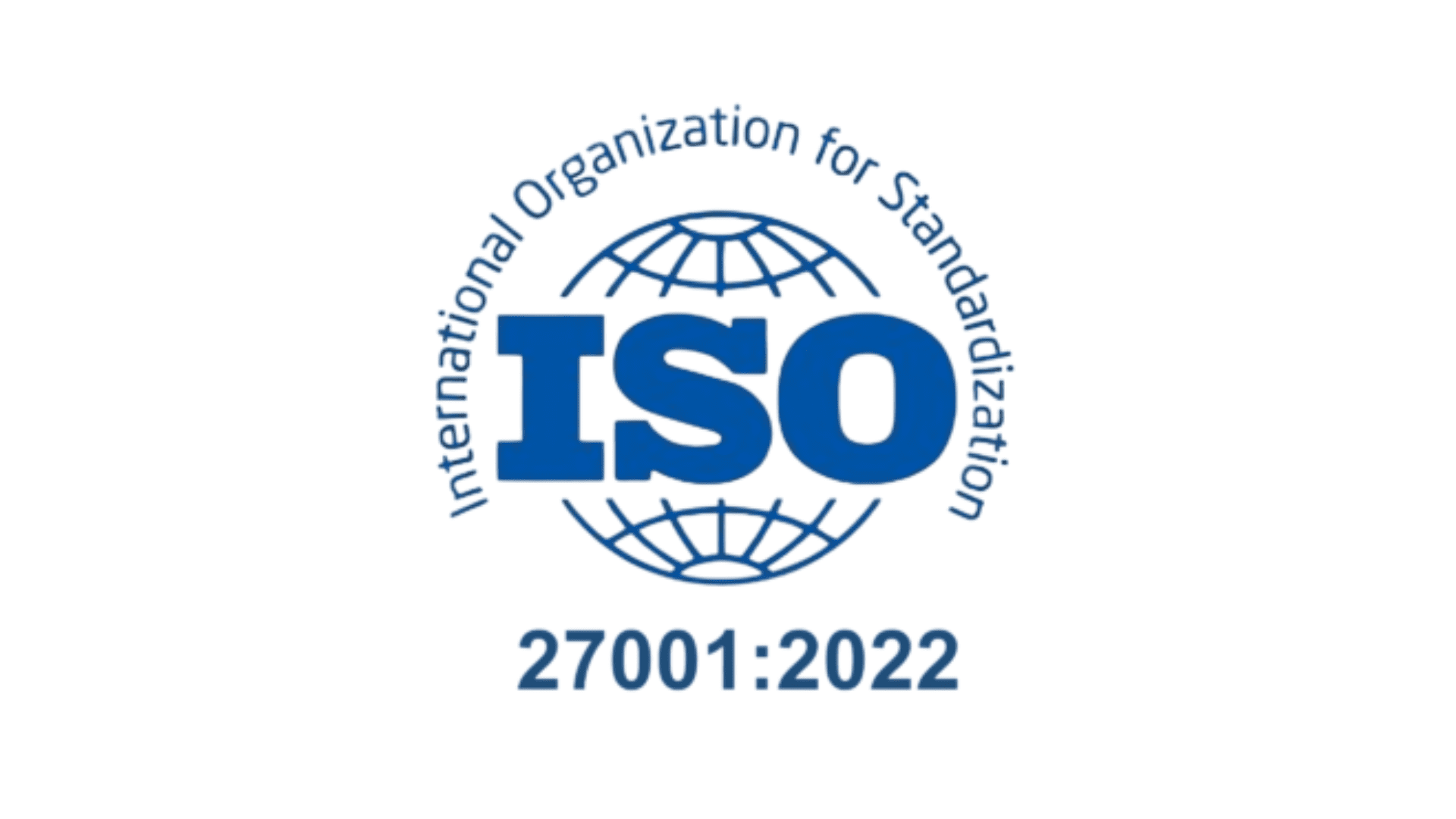 Officiell logotyp för ISO 27001