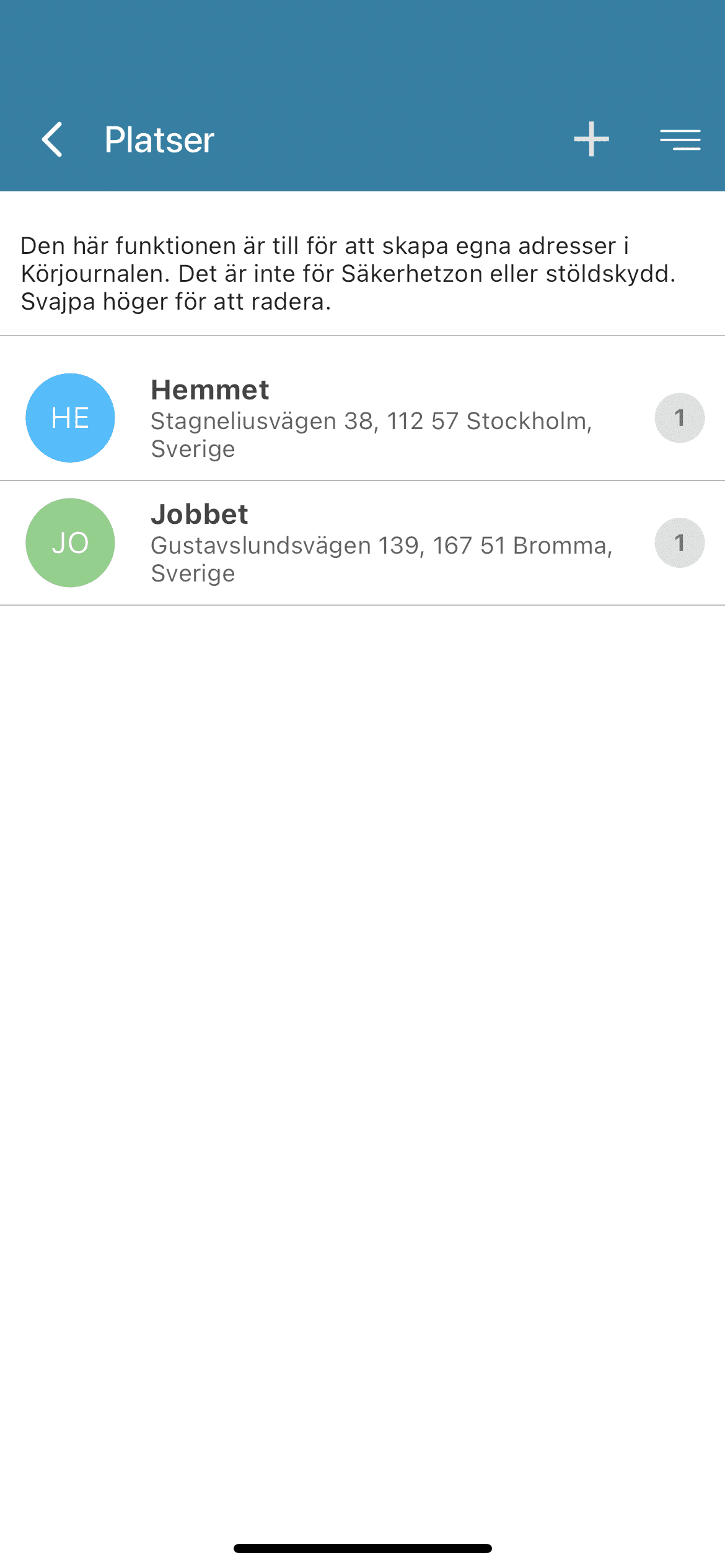 So fügen Sie dem NorthTracker-System Standorte/Zwecke hinzu