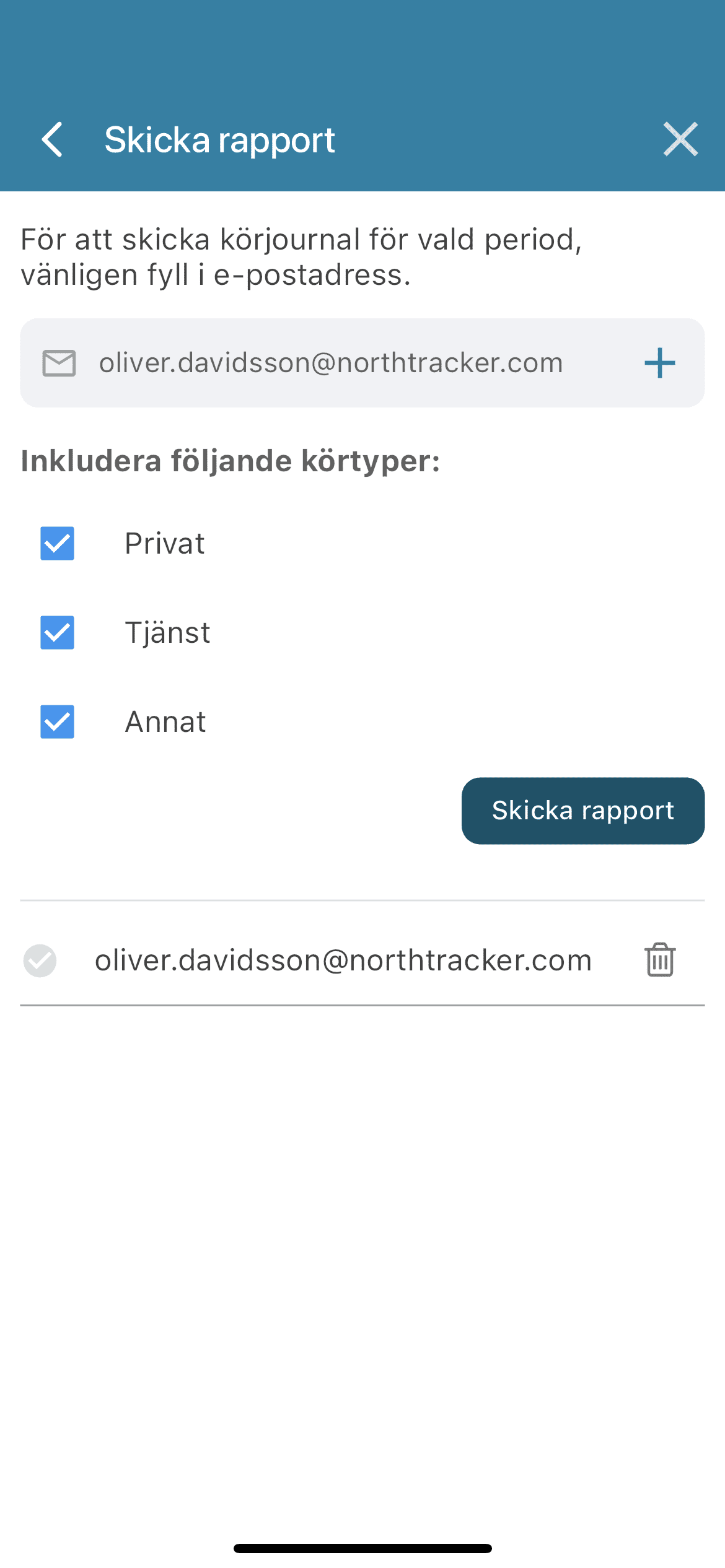 Wie man einen Bericht im NorthTracker-System erstellt
